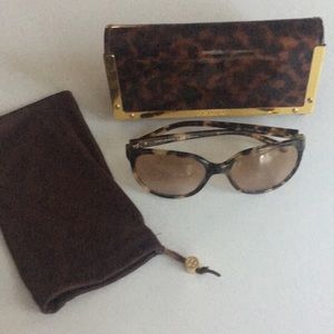 Tory Burch tortoise shell sunglasses